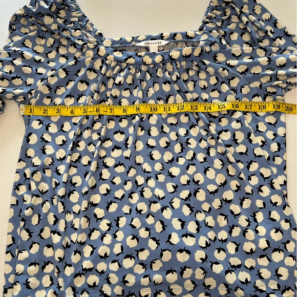 POPSUGAR Knit Squareneck Peasant Top XXL - Picture 7 of 11